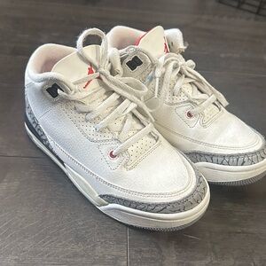 Kids Jordan Spizike White and Gray Sneakers Shoes